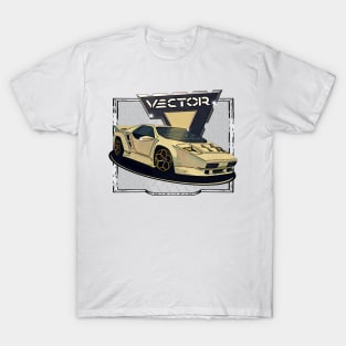 Vector W8 Sports Car T-Shirt